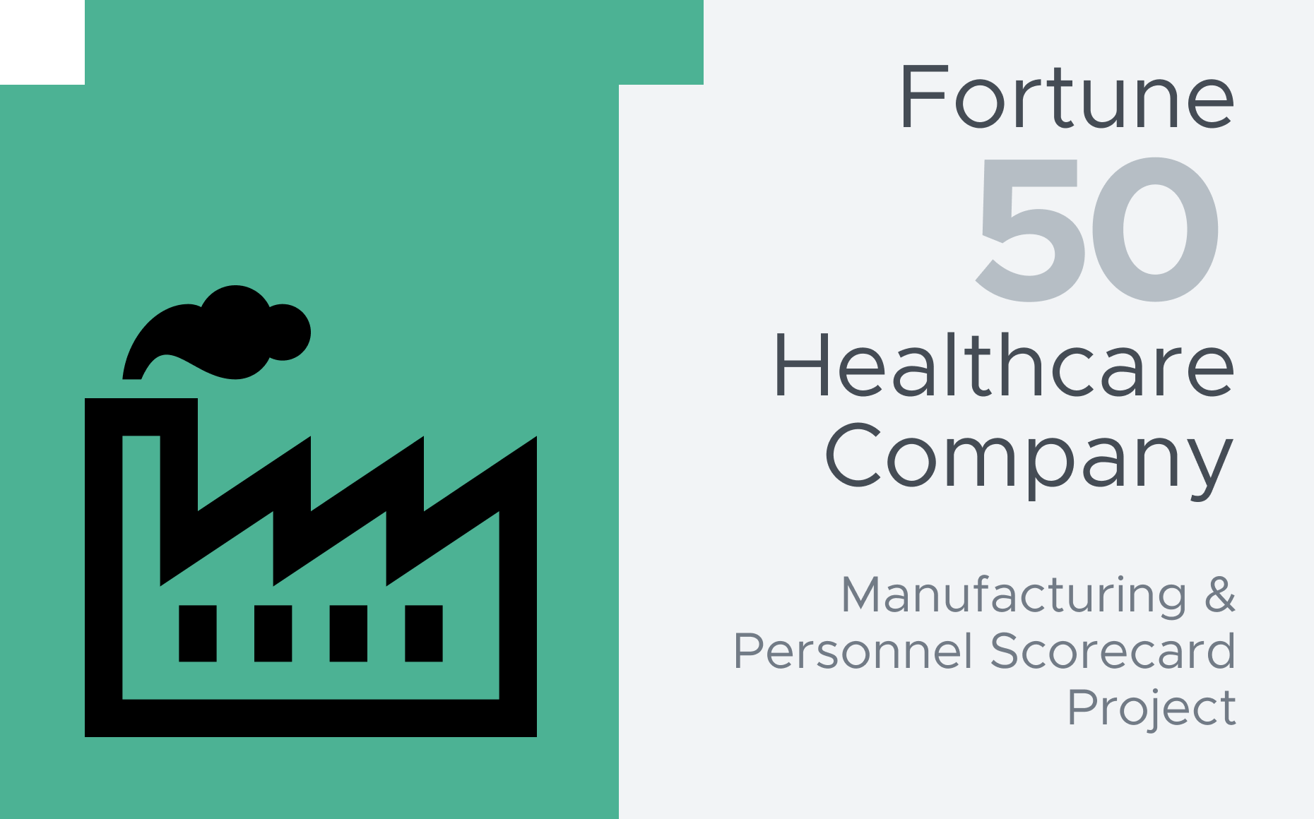 Fortune 50 Healthcare Company Uses bipp Scorecards to Get Greater Visibility into its Local and Global Manufacturing Operations