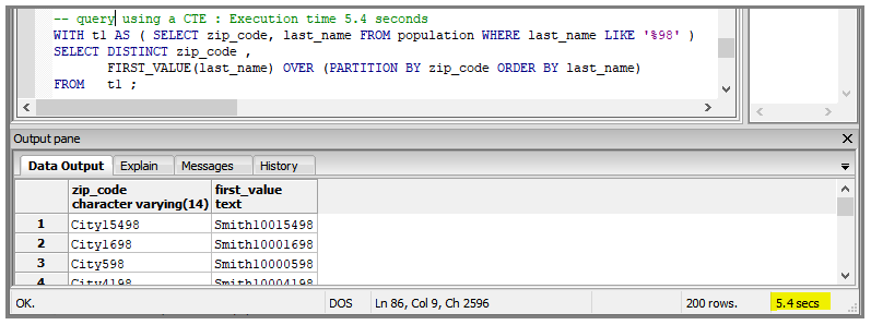 Query Using CTE