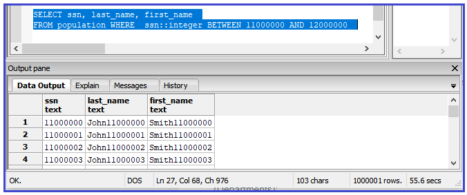 Result of query without using DISTINCT