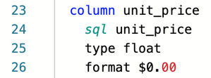 setting formats bipp
